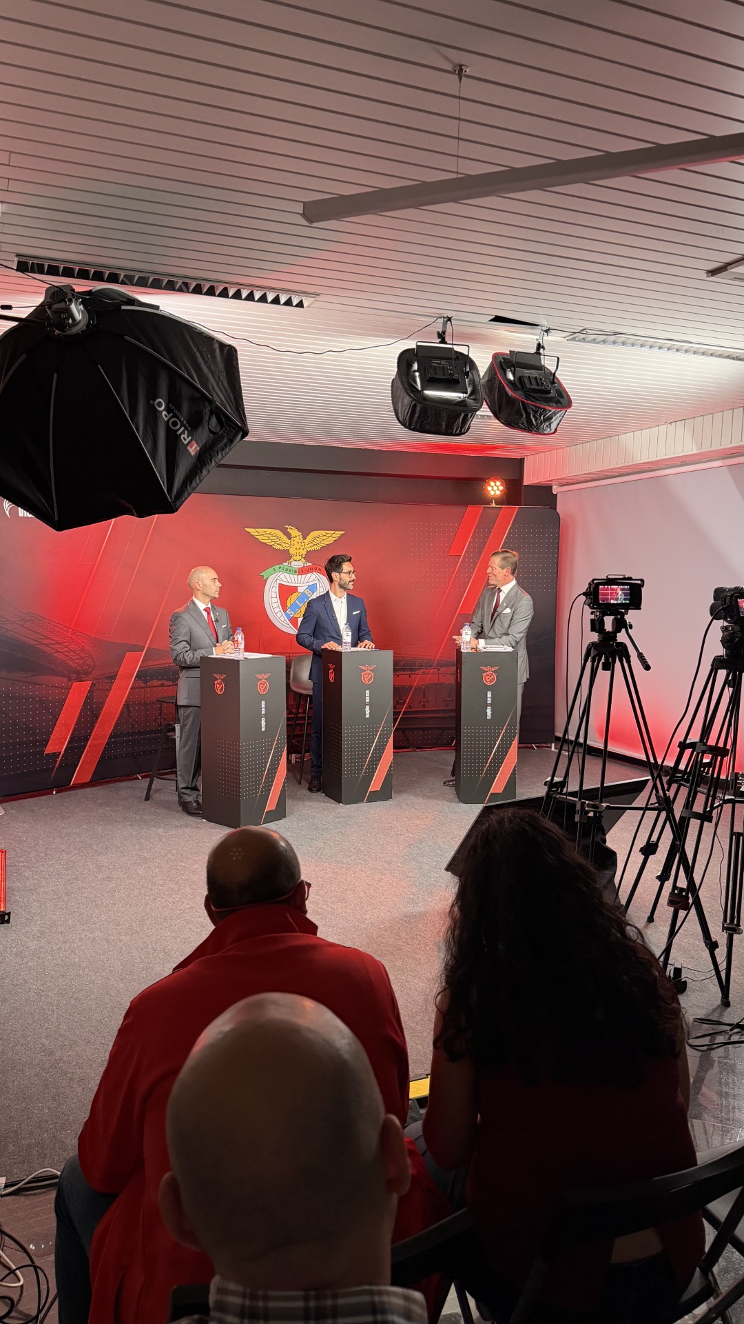 Captação vertical de estrutura para live